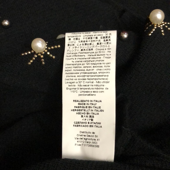 🌺NWT CRISTINA GAVIOLI CARDIGAN SIZE S - Picture 11 of 11
